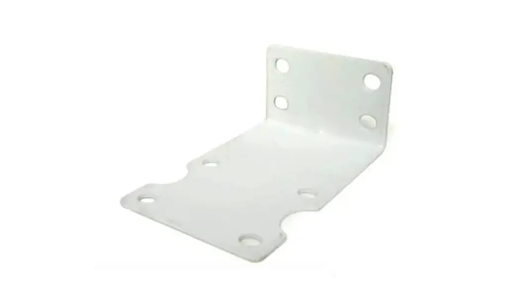 Hydronix Bracket White, Single Slim Housing 10"