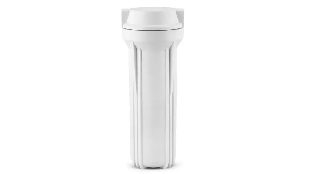 [HWT-HF2-10WHWH38] Hydronix NSF 10" White Body, White Flat Cap 3/8" Ports