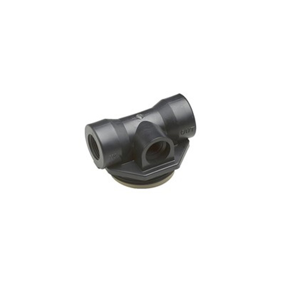 Clack 890 3/4" In/Out Head w/ 1/2" Side Port