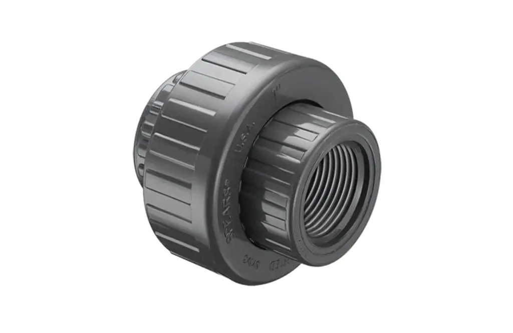 [P80TUK] 2" PVC S80 THREAD EPDM UNION