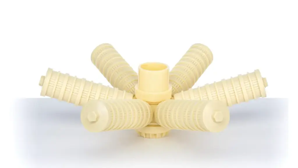 [HWT-AQT-HL-B5666] HUB, 6 Threaded Laterals, 125-145 gpm, 1.5" Solvent Riser, 3/4" Thread, 18"-21" Tanks, 285/290