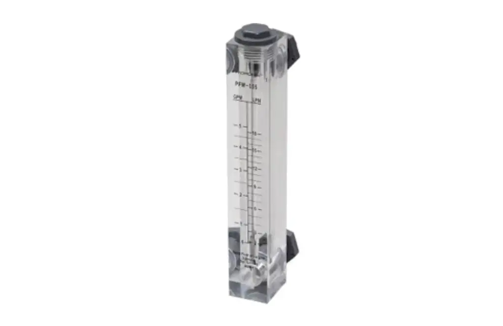 Panel Mount Flowmeter, 2 - 10 Gpm, 3/4" MNPT