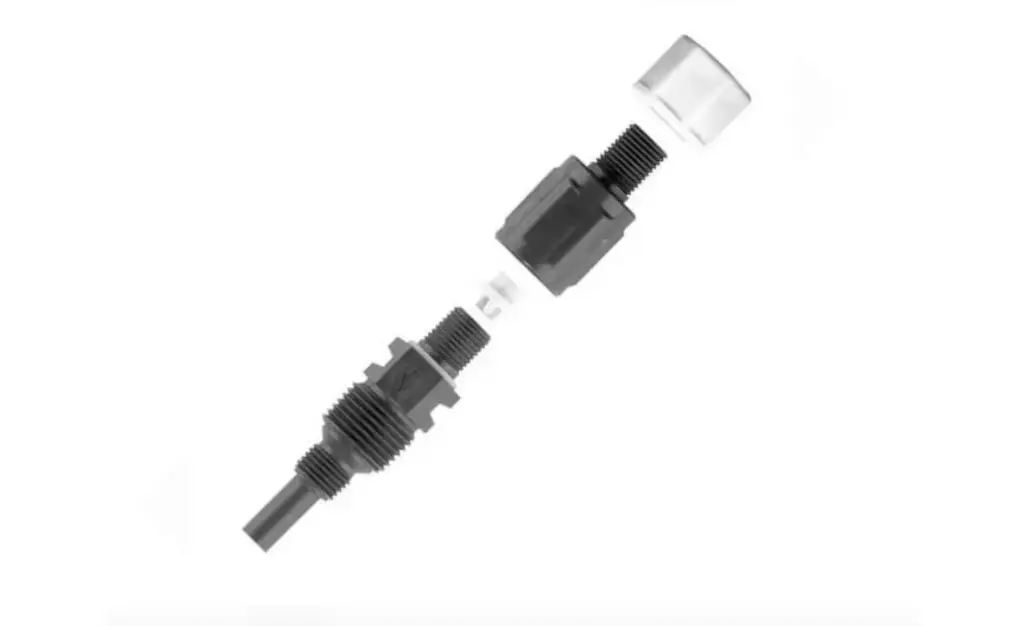 [STN-MCINJ38] Stenner Pump, Santoprene Duckbill 3/8" Check Valve with Nut, 5-Pack
