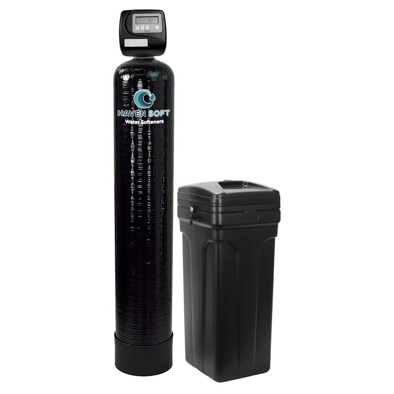 [HN-WS109-SOFT] WS1 Water Softener, 1.0 Cubic Foot Complete System W/ 100L Brine Tank