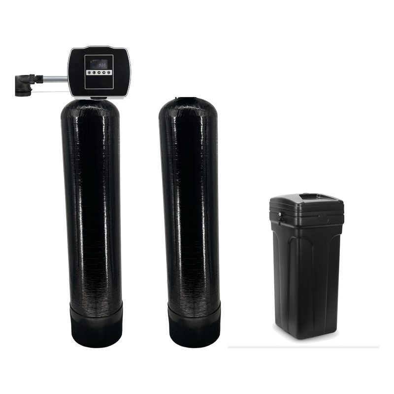 [HN-910T10-SOFT] 910NXT Twin Valve 1.5 Cubic Foot Softener, Complete w/ 100L Brine Tank
