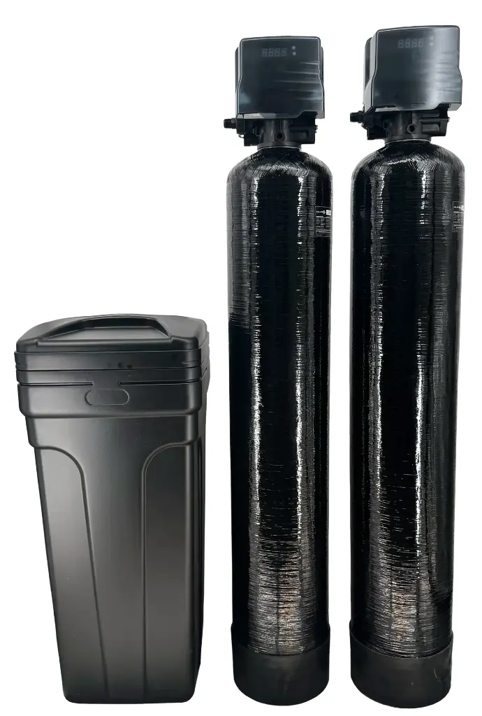 [HN-WS112-MB] WS1 Mixed Bed Water Softener, 1.5 Cubic Foot w/ 0.5 Cubic Foot Catalytic Carbon, Complete System W/ 100L Brine Tank