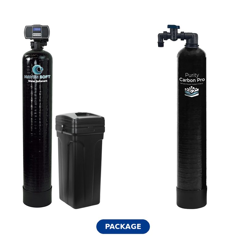 Haven Soft + Purity Carbon Pro Whole Home Package, 56E 1.5 cf with In/Out Carbon