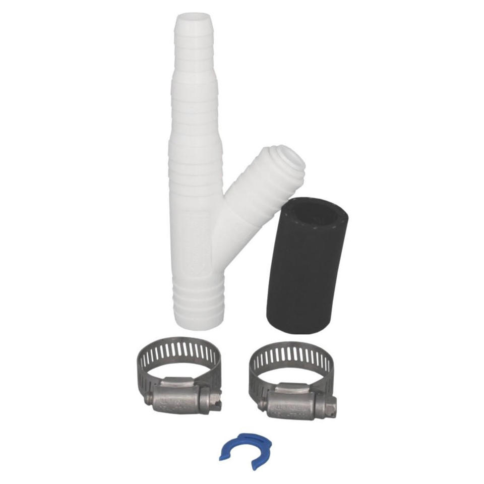 Drain Line Adapter (DLA) With 3/8" Quick Connect Fitting for a Water Filter and 7/8" Fitting for a Dishwasher