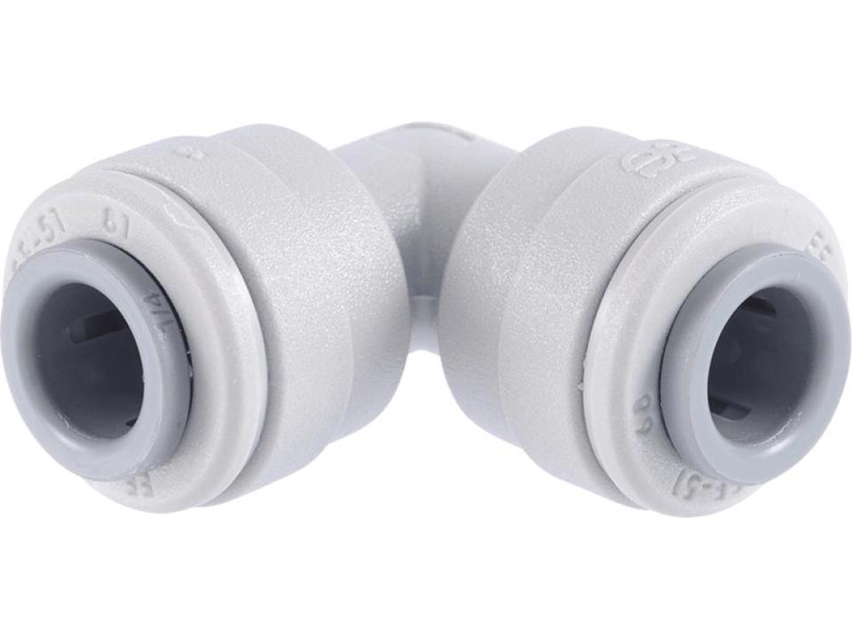 [JHN-PI0316S] John Guest 1/2" Union Elbow: Acetal Grey