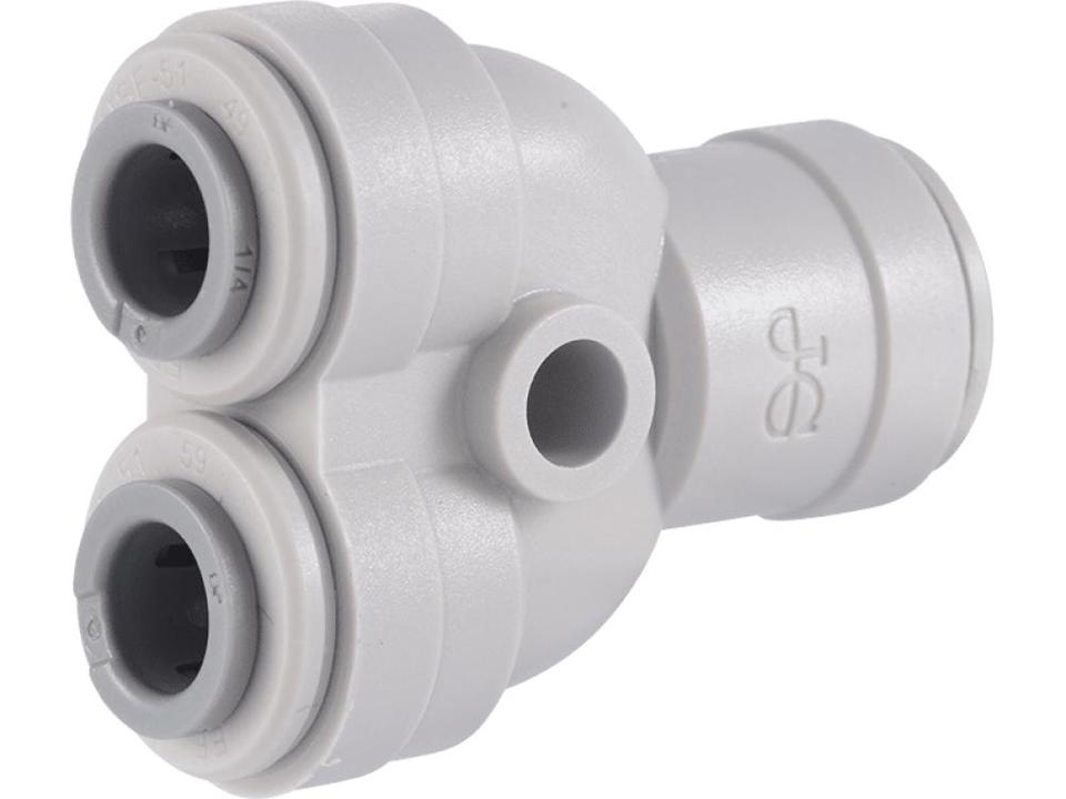 [JHN-PI2308S] John Guest 1/4" Two Way Divider: Grey