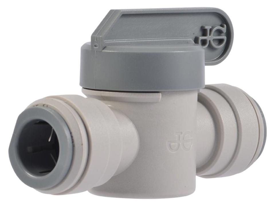 [JHN-PISV0416S] John Guest 1/2" x 1/2" Straight Inline B-Valve