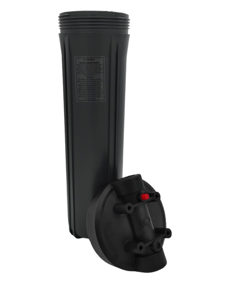 [HWT-HF45-20GRBK10PR] Hydronix NSF 20" Grey 4.5" Body, Black CAP 1" PR