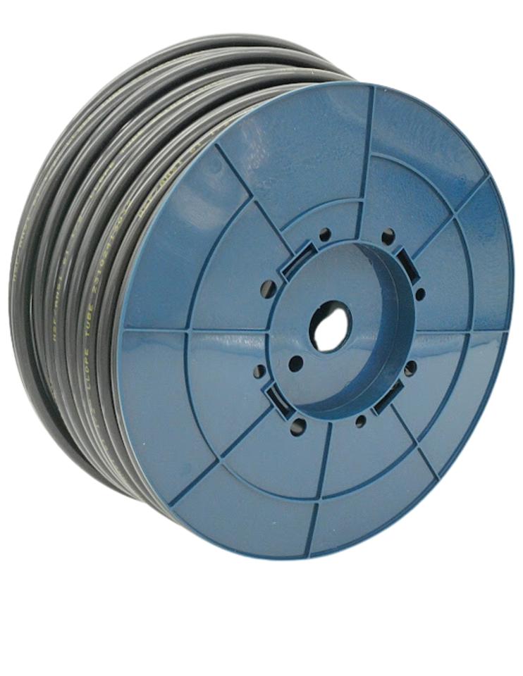 [HWT-PT04-BK-0500] Hydrofit 1/4" Polyethylene Tube Black (500 Ft Roll)