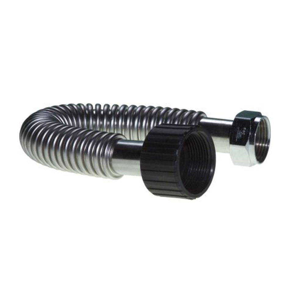 [FLC-SWCN114112] 1" I.D. SS Flex With 1-1/4" Nylon x 1" FIP x 12"