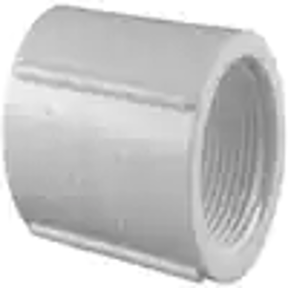[SCH-40-.75-CPL-FPT] 3/4" PVC Coupling FPTxFPT
