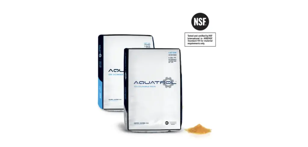 Aquatrol Strong Acid Cation Resin Crosslink 10%, 1 Cu. Ft