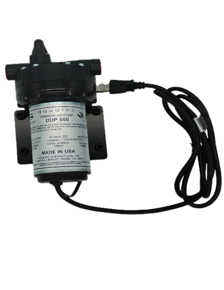 [AQT-5513-1E12-J526] Aquatec 550 Series Super Flow Delivery/Demand Pump 5.0GPM;60 psi; 1/2f; 120v Cord