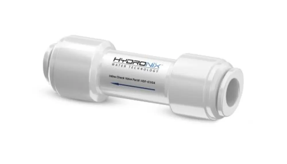[HWT-HDF-ICV04] Hydrofit 1/4" Tube x 1/4" Tube Inline Check Valve