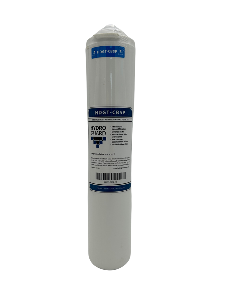 [HWT-HDGT-CB5P] Hydro Twist Post Polished Carbon Block Filter