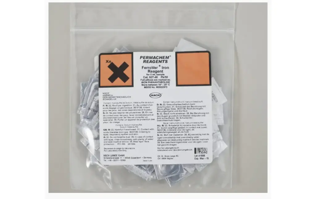 Iron Reagent Foil Pack, (5 Ml) (50 Pack)
