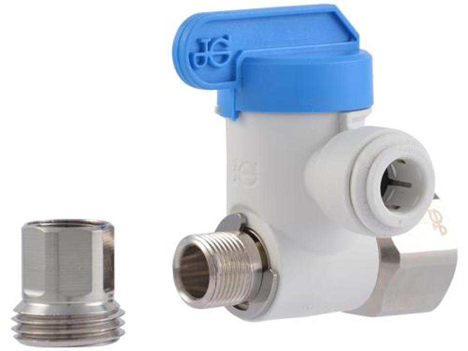 [JHN-ASVPP6LF] John Guest 1/2" F x 3/8" M x 3/8 John Guest Angle Stop Adapter