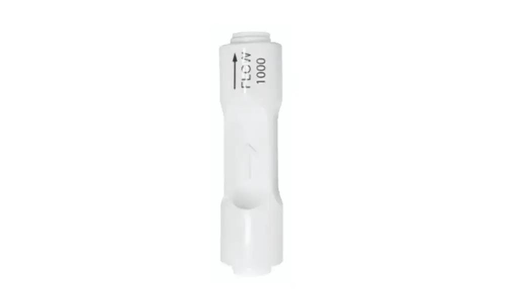 Inline Style Flow Restrictor 1000ml/Min, 100 GPD; 1/4" FNPT