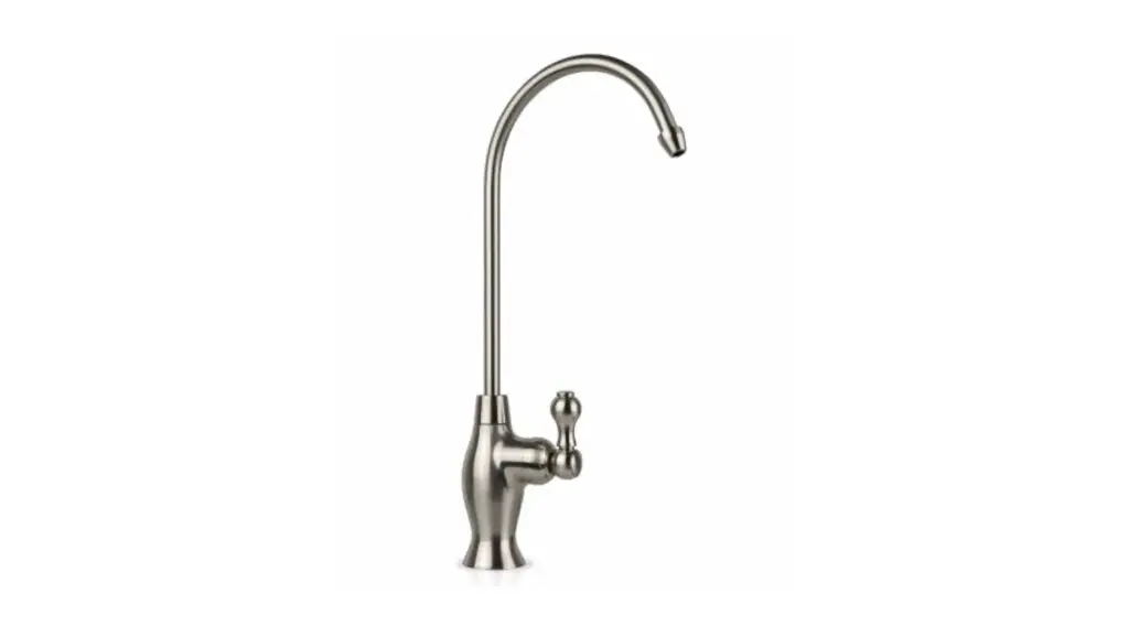 Hydronix NSF Ec32 Elegant Ceramic Faucet 3" Shank, Brushed Nickel