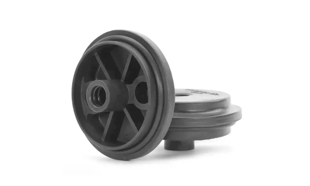 Hydronix End Cap Black For 4" Ro Vessel 3/4" Feed Port, 1/2" Permeate Port