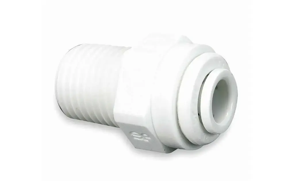 [JHN-CI050821W] John Guest 1/4" x 1/8" NPFT Stem Adapt-White
