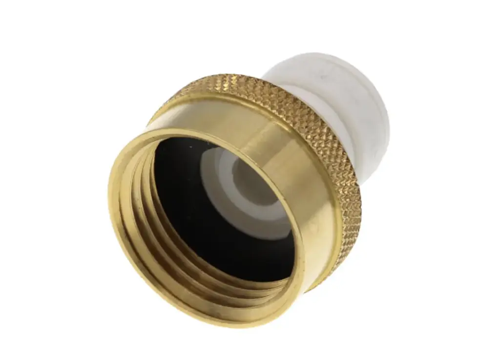 [JHN-NC2258] 3/8" x 3/4" Brass/Pp Female Garden Hose Conn