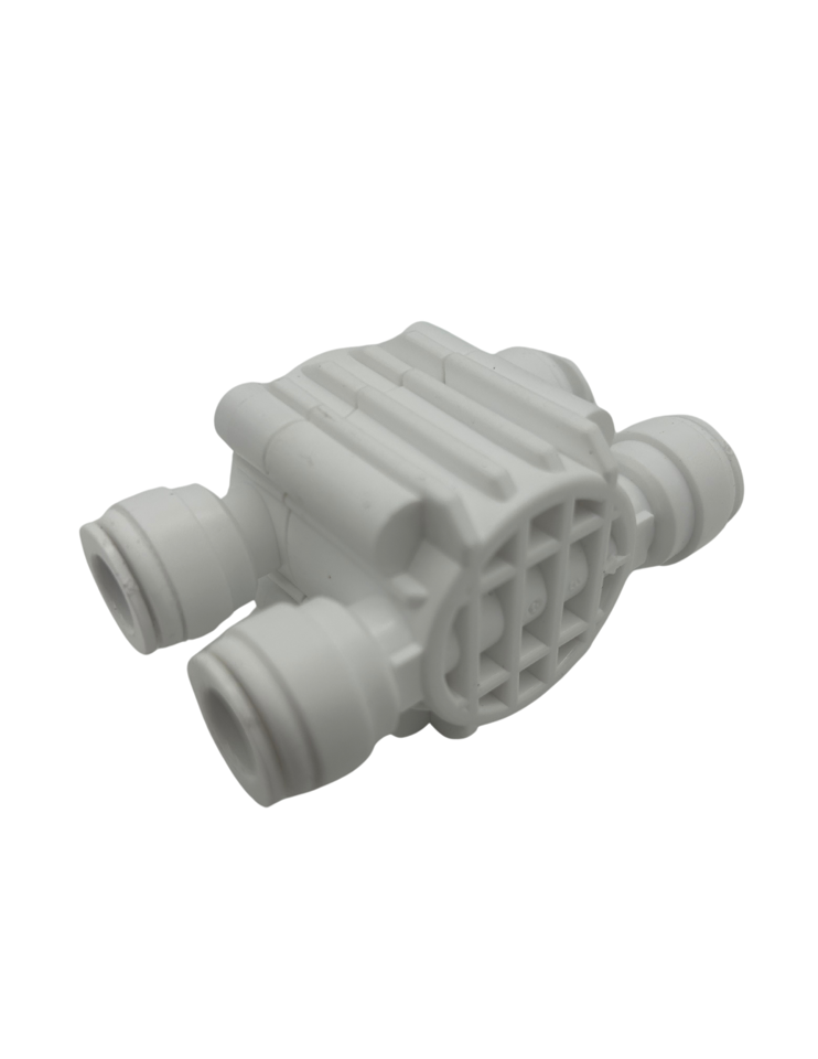 [HWT-ASV-38QW] Hydronix Auto Shut Off Valve 3/8" Quick Connect White