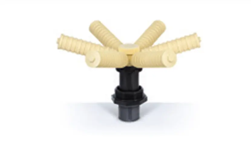 [HWT-AQT-HL-7161] Aquatrol Hub Distributor 6 Quick Lock Laterals, 2" Straight Connect, Solvent, 24" Tanks