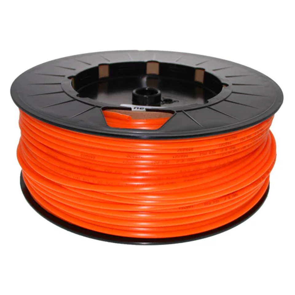 [HWT-PT04-OG-0500] 1/4" Polyethylene Tube - Orange, 500' Roll