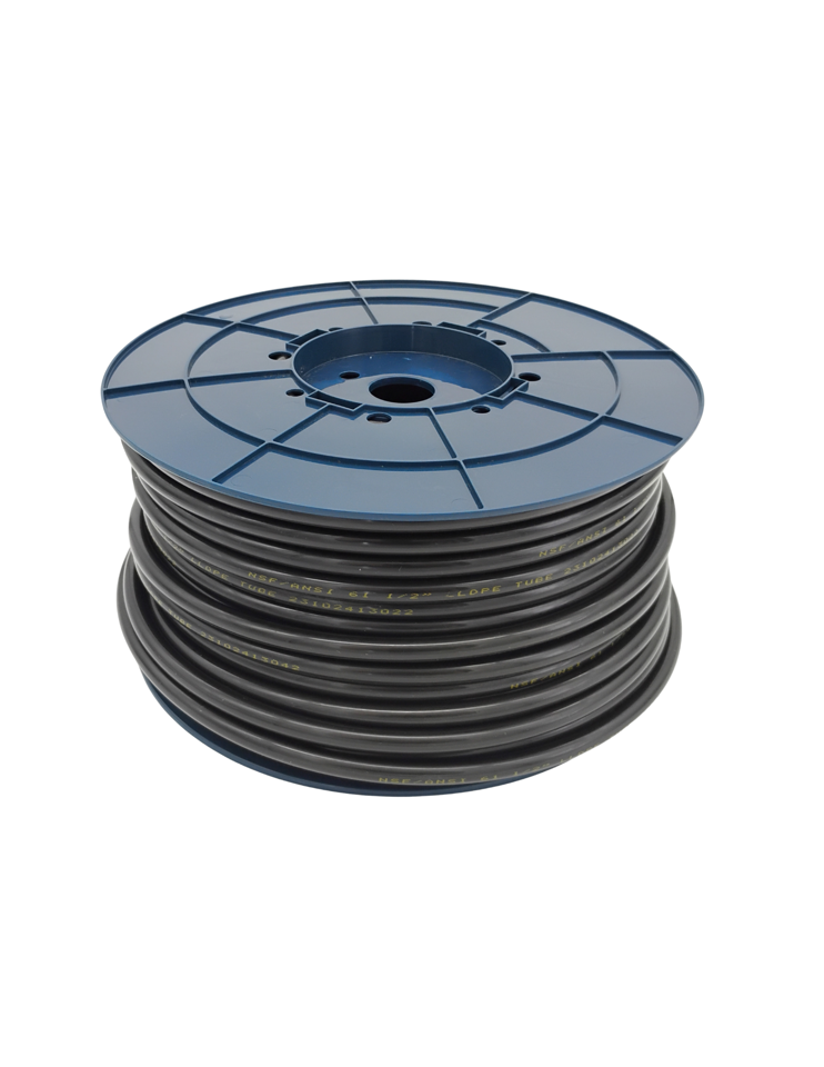 [HWT-PT06-BK-0500] 3/8" Polyethylene Tube - Black, 500' Roll