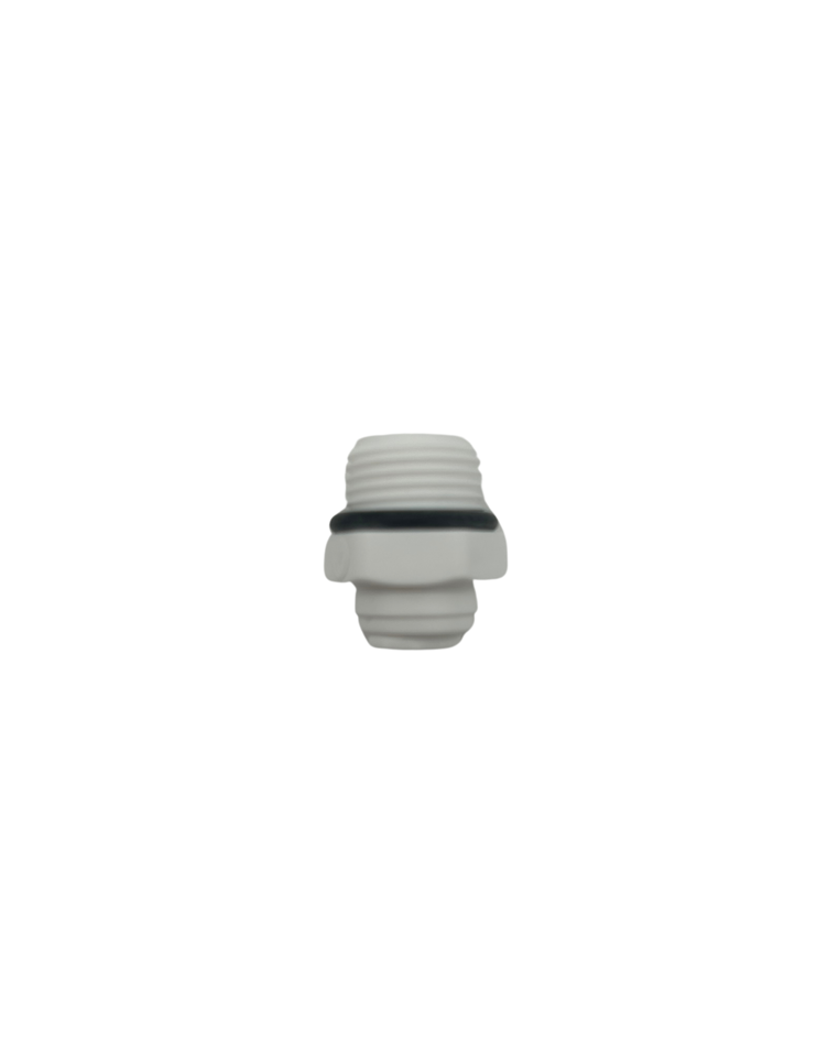 [HWT-HDF-MC0406] Male Connector, 1/4" Tube x 3/8" NPTF